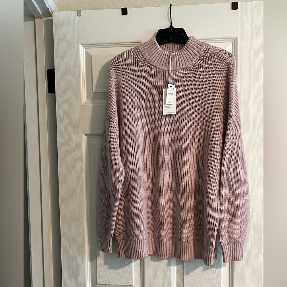 Womens mock neck sweater
